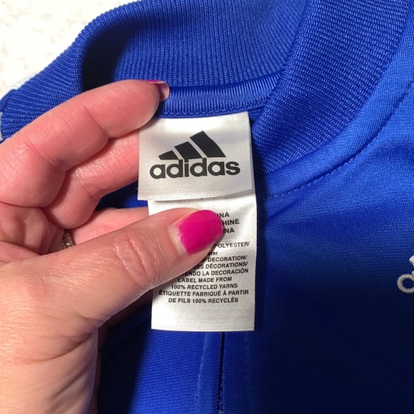 Little Boys Adidas Blue Jacket, EUC, Size 4 - Picture 4 of 9